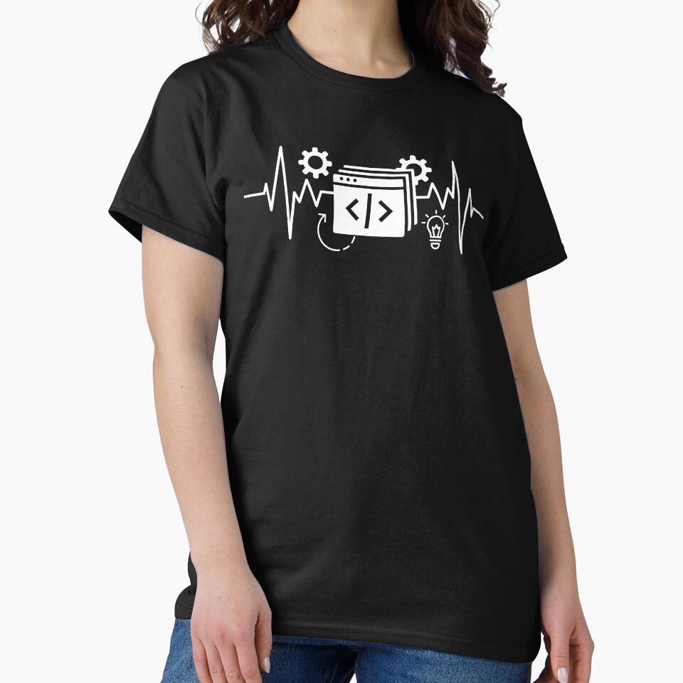 Proud Software Developer Heartbeat Life by livegood T-Shirts, Hoodie, Sweatshirt | BlankRebels.com (Image 2)