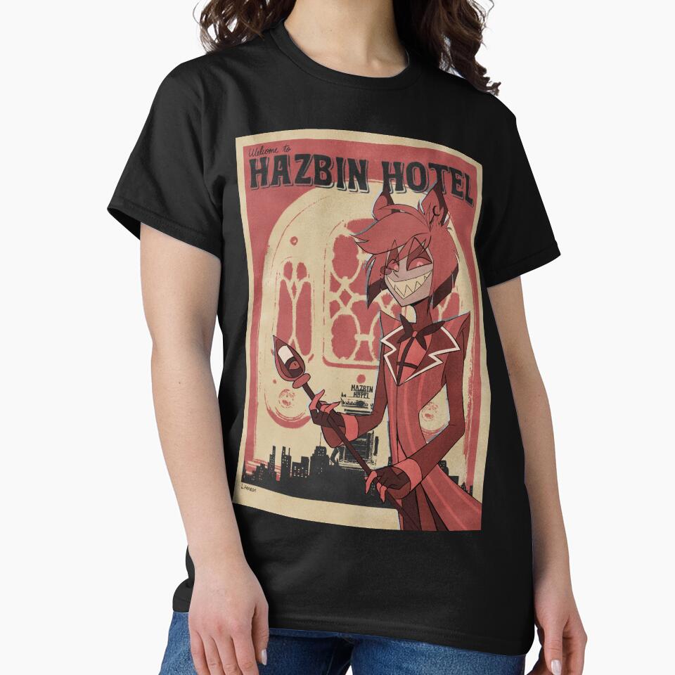 Hazbin Hotel Alastor Retro Style by kiteneon T-Shirts, Hoodie, Sweatshirt | BlankRebels.com (Image 2)