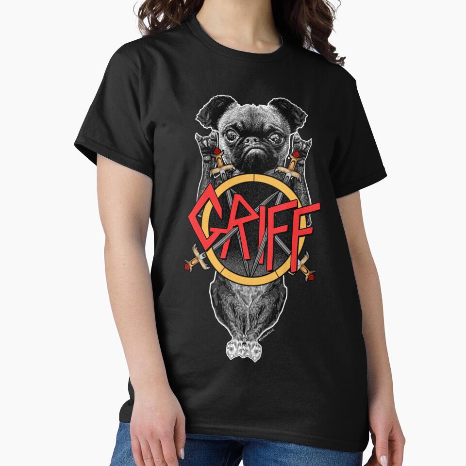 Metal Brussels Griffon by darklordpug T-Shirts, Hoodie, Sweatshirt | BlankRebels.com (Image 2)