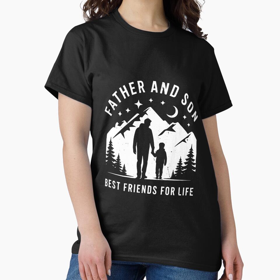 Father And Son Best Friends For Life Fathers Day Dad Son Matching by clothesy7 T-Shirts, Hoodie, Sweatshirt (Image 2)