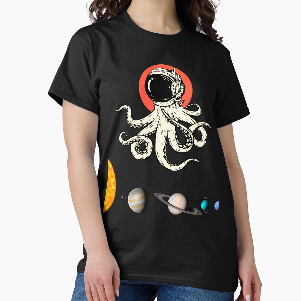 THE ASTRONAUT OCTOPUS by MJ96-PRO T-Shirts, Hoodie, Sweatshirt | BlankRebels.com (Image 2)