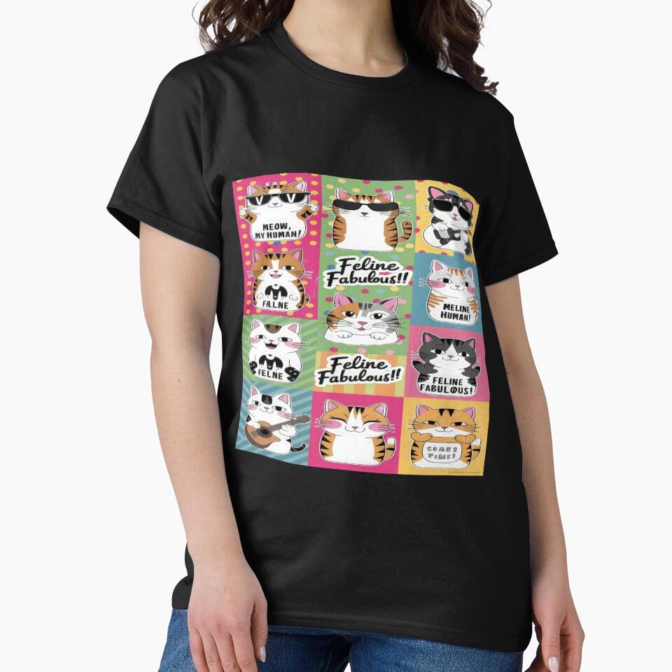 cute funny  cat pattern cheerful  colorful cats with sunglasses and guitar fluffy sweets happy ,aesthetic cat art,funny cat,Cat Lover,cute cat,cat pattern by Expressions-Sel