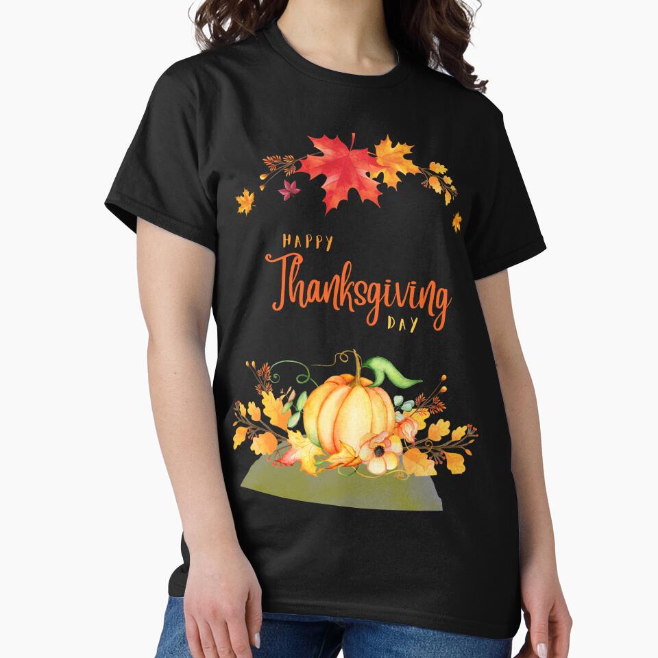 HAPPY THANKSGIVING DAY. by ELEGANTRETRO T-Shirts, Hoodie, Sweatshirt | BlankRebels.com (Image 2)