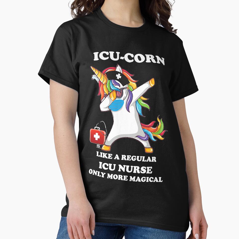ICU Dabbing Unicorn by HumbleShirt T-Shirts, Hoodie, Sweatshirt | BlankRebels.com (Image 2)