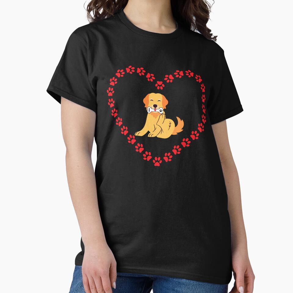 My Valentine Has Paws, Best Valentine's Day Gift Idea For Pet Lovers by trendyshopy T-Shirts, Hoodie, Sweatshirt (Image 2)