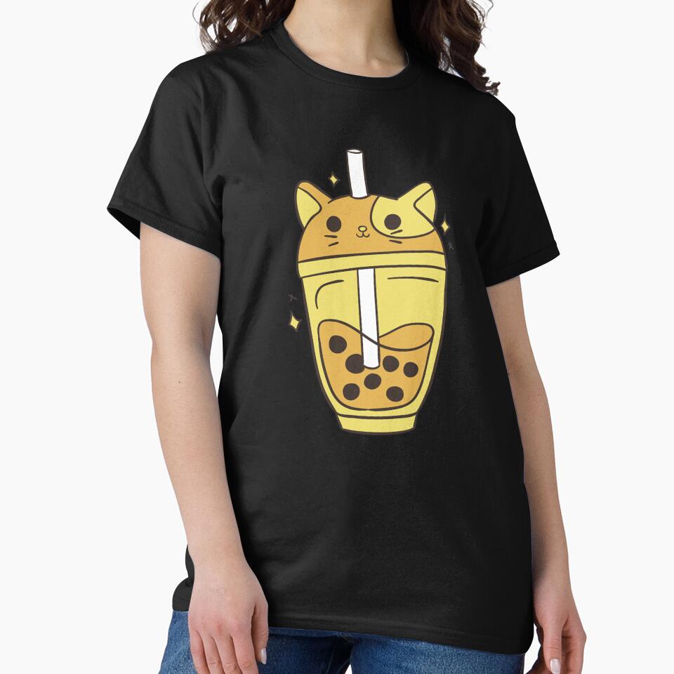 Cute kawaii kitty bubble tea by Artistusha T-Shirts, Hoodie, Sweatshirt | BlankRebels.com (Image 2)