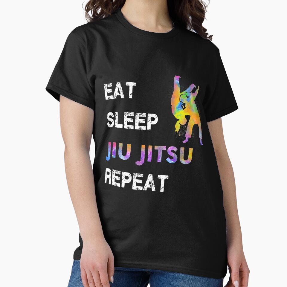 Eat Sleep Jiu Jitsu Repeat by SweetTea4U T-Shirts, Hoodie, Sweatshirt | BlankRebels.com (Image 2)
