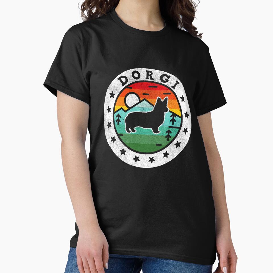 Dorgi Dog Summer Vintage by rafaeltto T-Shirts, Hoodie, Sweatshirt | BlankRebels.com (Image 2)