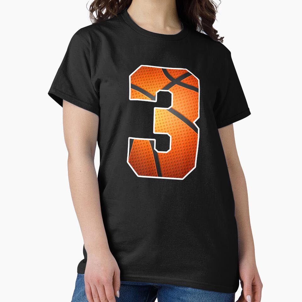 Basketball Birthday 3 Sports Number Three Design by JRRTs T-Shirts, Hoodie, Sweatshirt | BlankRebels.com (Image 2)