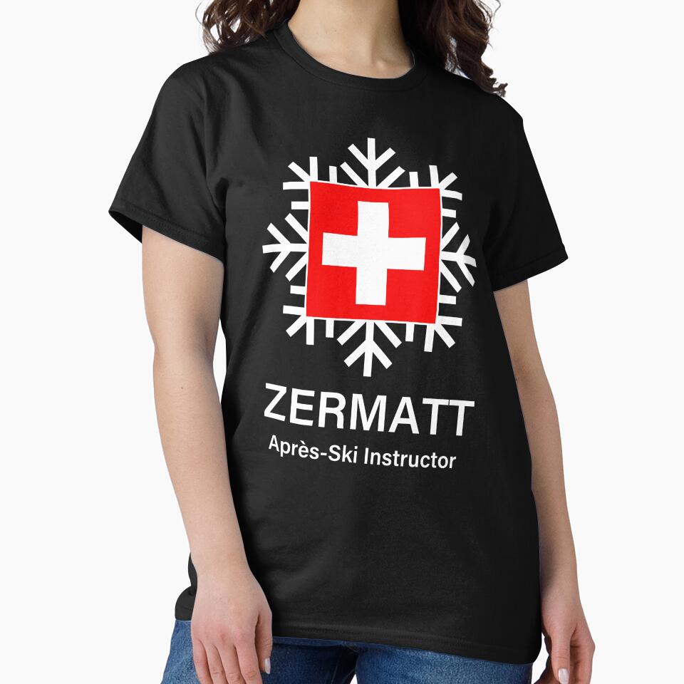 Zermatt Apres Ski Instructor by AntiqueImages T-Shirts, Hoodie, Sweatshirt | BlankRebels.com (Image 2)