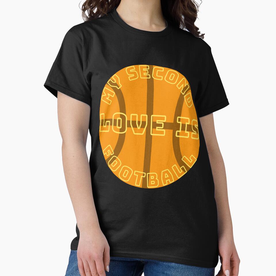 My Second Love Is Football by designerpriti T-Shirts, Hoodie, Sweatshirt | BlankRebels.com (Image 2)