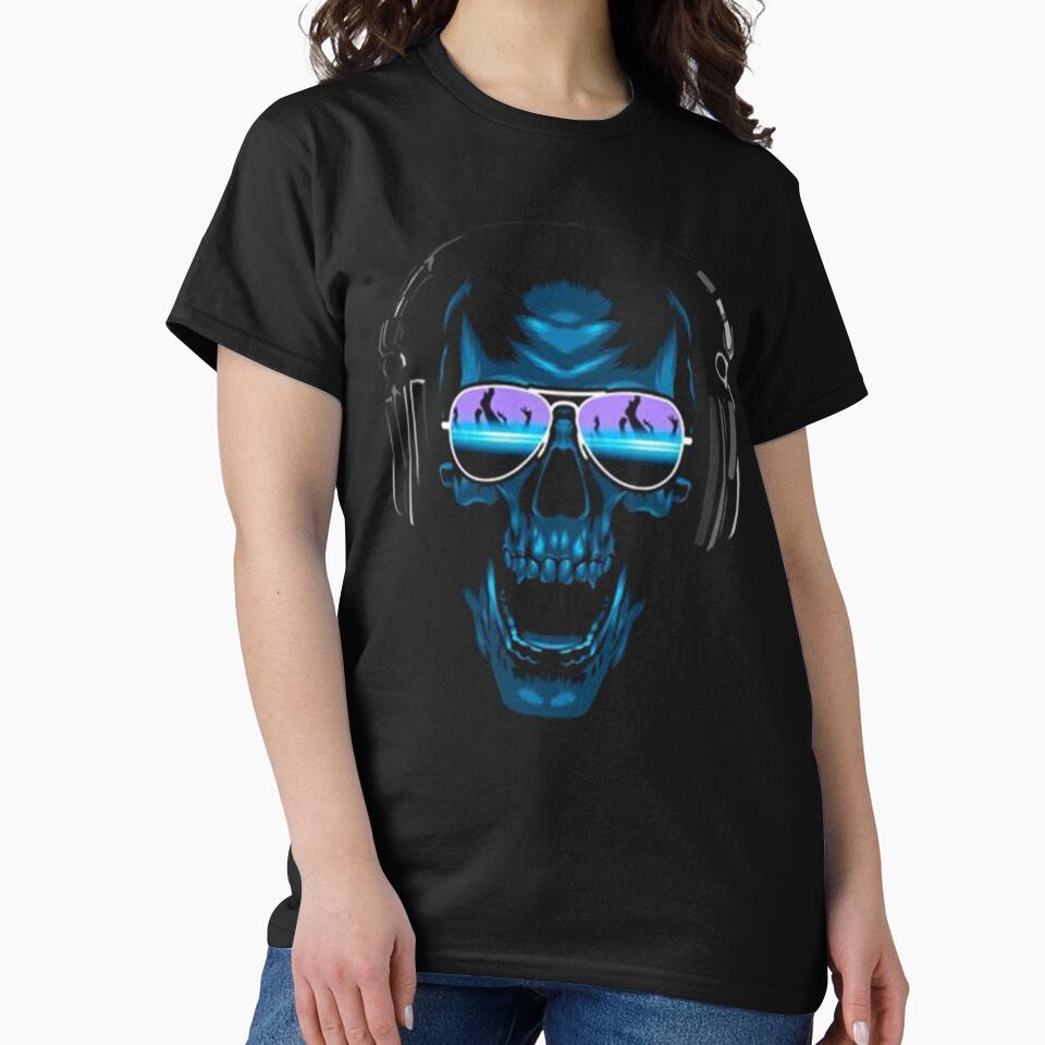 Dj Music Skull by sachinakalanka T-Shirts, Hoodie, Sweatshirt | BlankRebels.com (Image 2)