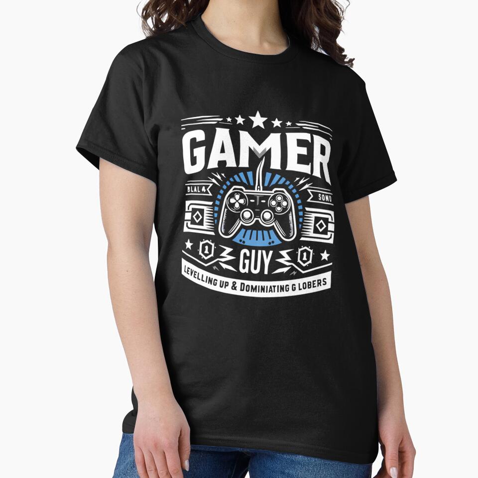 Gamer Boy Retro Vintage Gaming Controller by DrawDrip