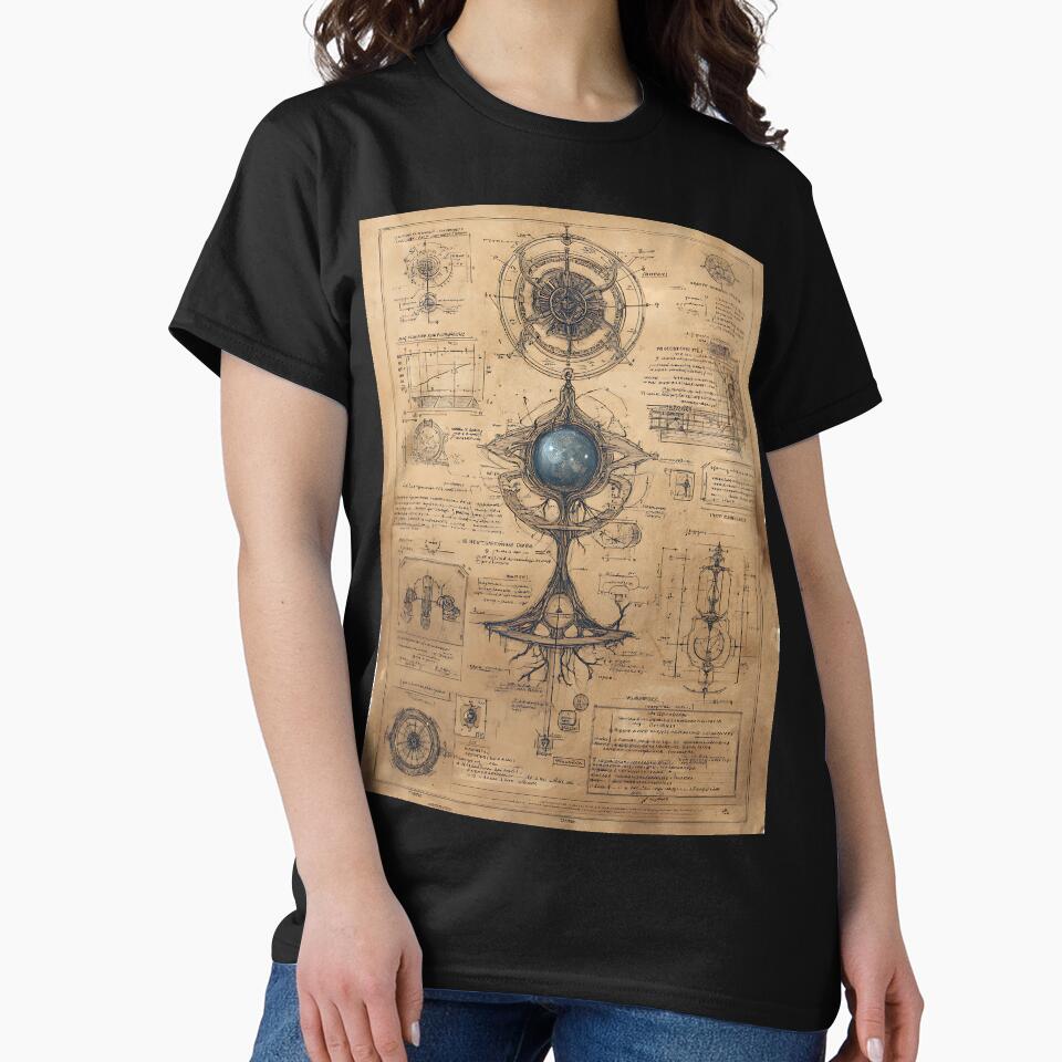 Dark Academia: Scholarly Scientific Drawings by bapupa T-Shirts, Hoodie, Sweatshirt | BlankRebels.com (Image 2)