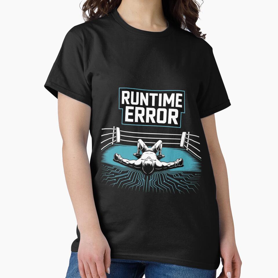 Runtime Error Boxer - Funny Coding Boxing Developer Gift by dose-of-art-lab T-Shirts, Hoodie, Sweatshirt (Image 2)