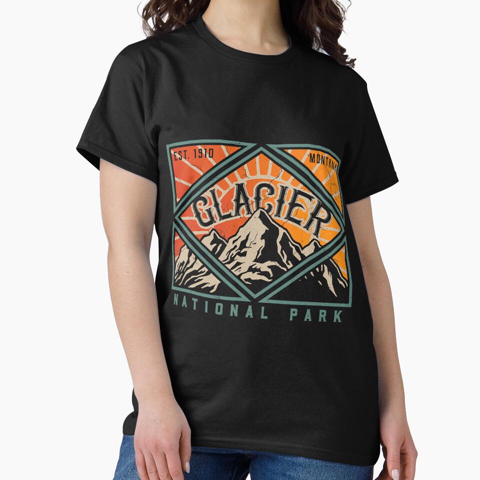 Glacier National Park Montana by CenterPointPi T-Shirts, Hoodie, Sweatshirt | BlankRebels.com (Image 2)
