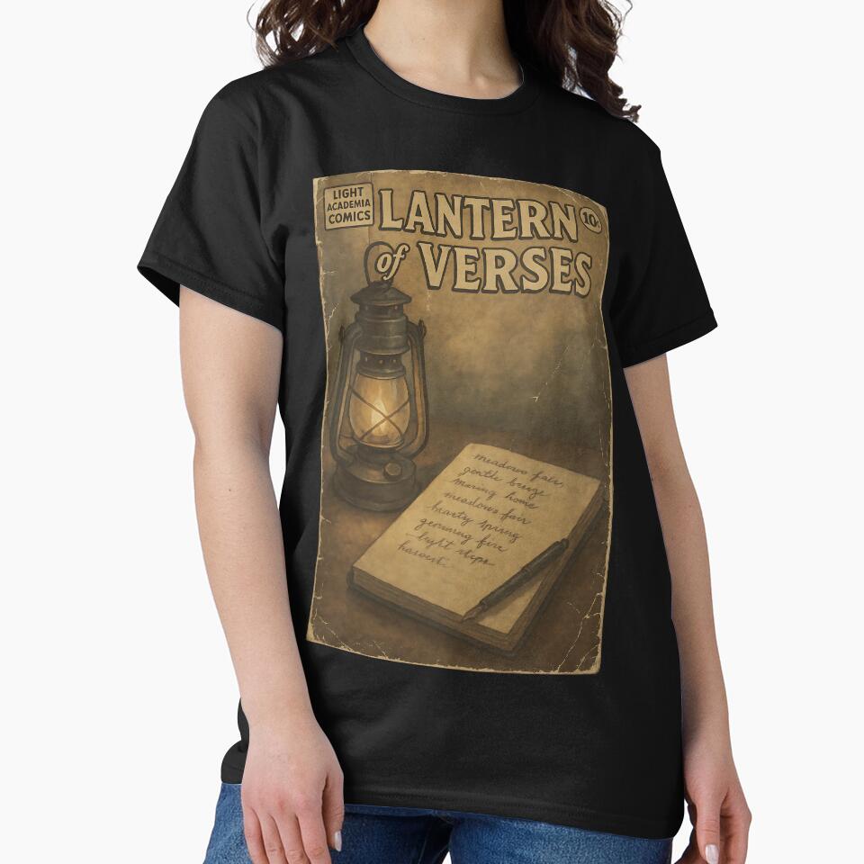 Poetic Light Academia: Lantern of Verses by bapupa T-Shirts, Hoodie, Sweatshirt | BlankRebels.com (Image 2)
