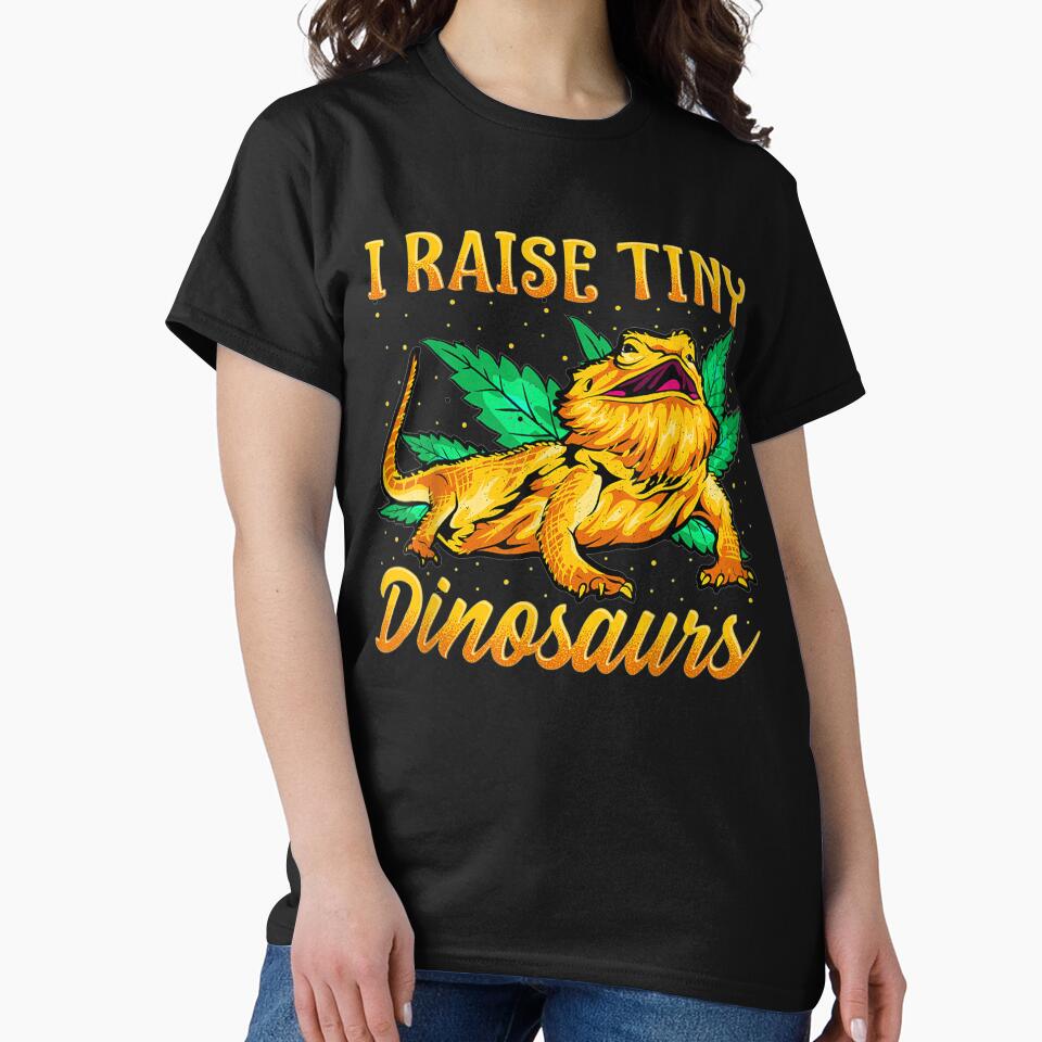 I Raise Tiny Dinosaurs Bearded Dragon Mom Dad Funny by PetrosAlexo T-Shirts, Hoodie, Sweatshirt | BlankRebels.com (Image 2)