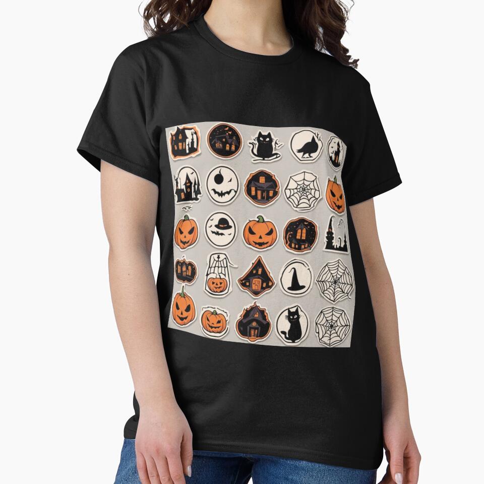 Halloween Pattern by Planetporridge T-Shirts, Hoodie, Sweatshirt | BlankRebels.com (Image 2)