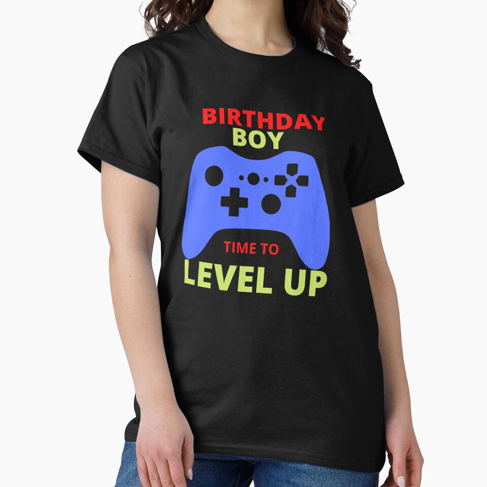 Isheilstylish BORTHDAY BOY TIME TO LEVEL UP by Isheilstylish T-Shirts, Hoodie, Sweatshirt | BlankRebels.com (Image 2)