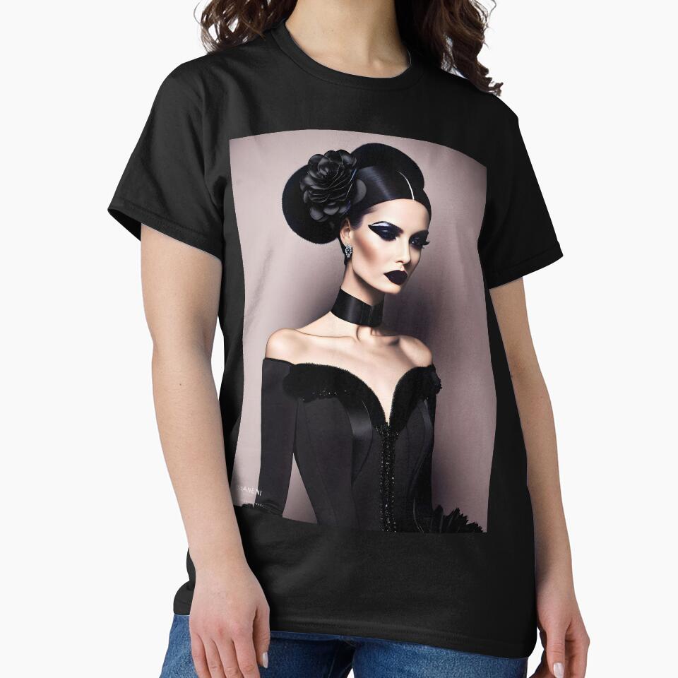 Lady Batford by @adorcharm Modern & Classic AI Art T-Shirts, Hoodie, Sweatshirt | BlankRebels.com (Image 2)