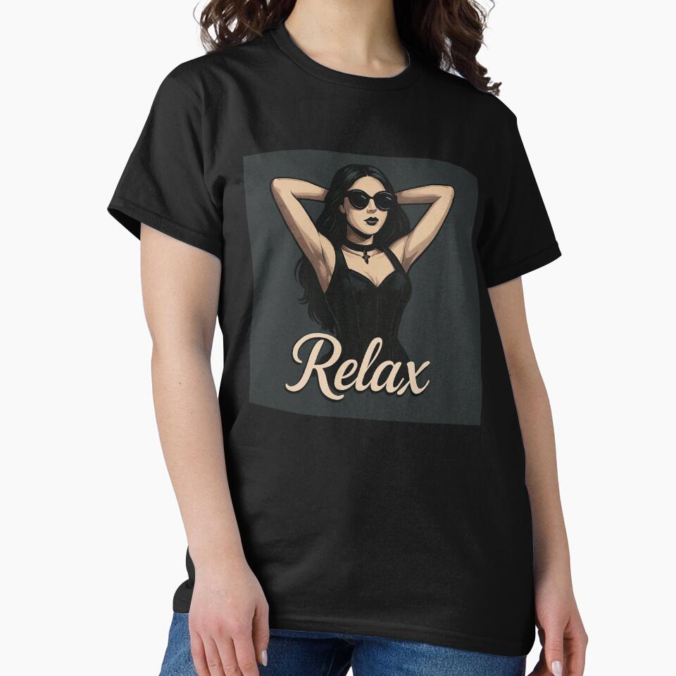 Relax Gothic design by Vintage Designs + T-Shirts, Hoodie, Sweatshirt | BlankRebels.com (Image 2)