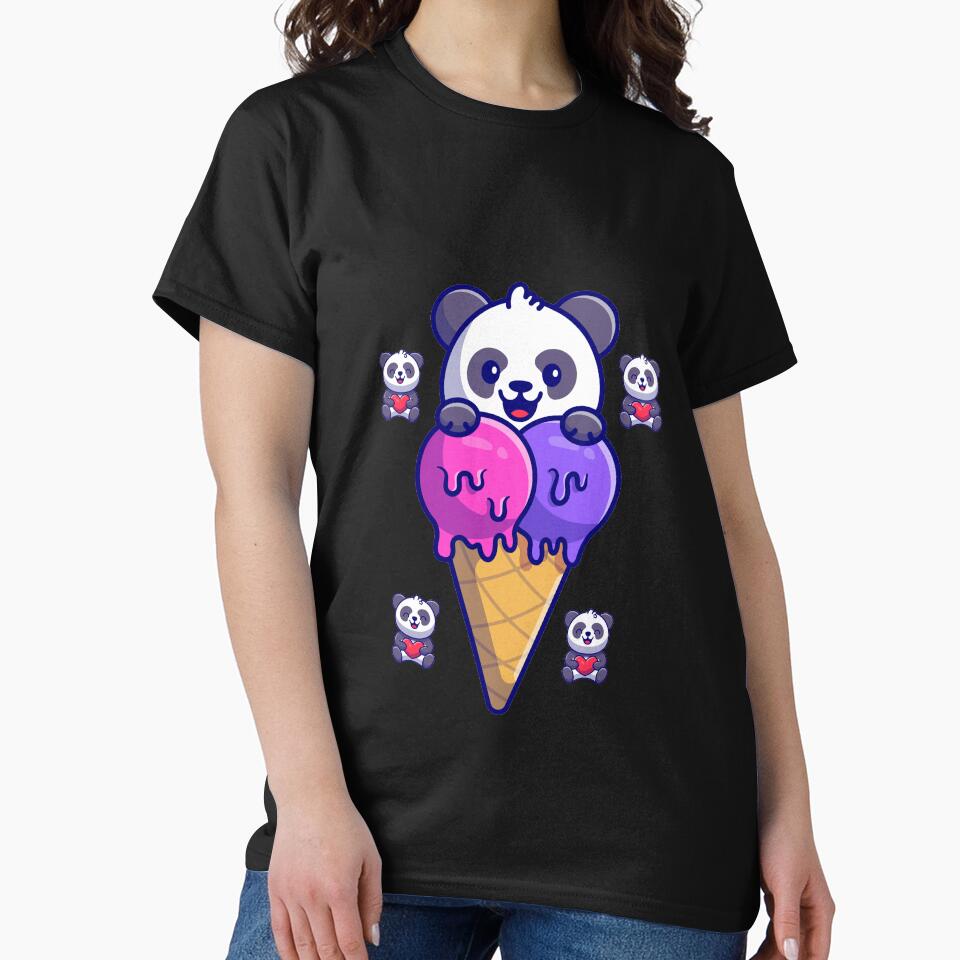 Panda Ice Cream by Simo200 T-Shirts, Hoodie, Sweatshirt | BlankRebels.com (Image 2)