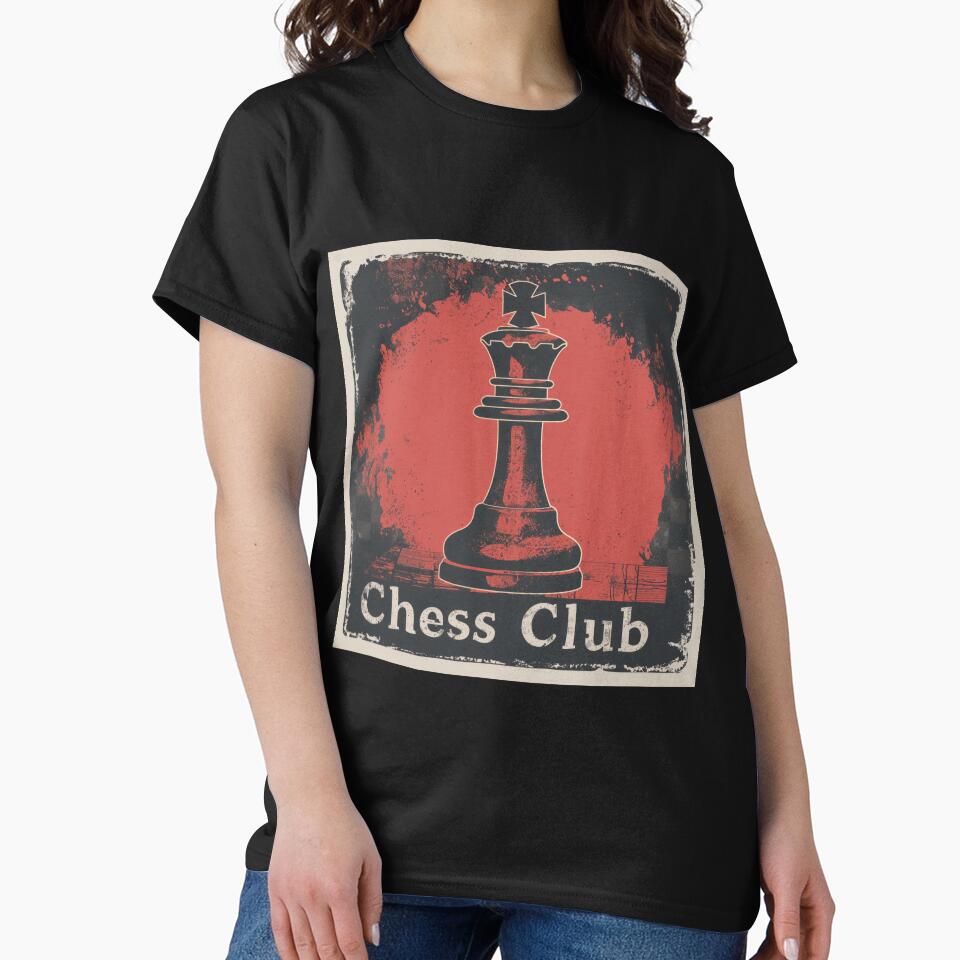 Vintage Chess Club Poster by palmyst T-Shirts, Hoodie, Sweatshirt | BlankRebels.com (Image 2)