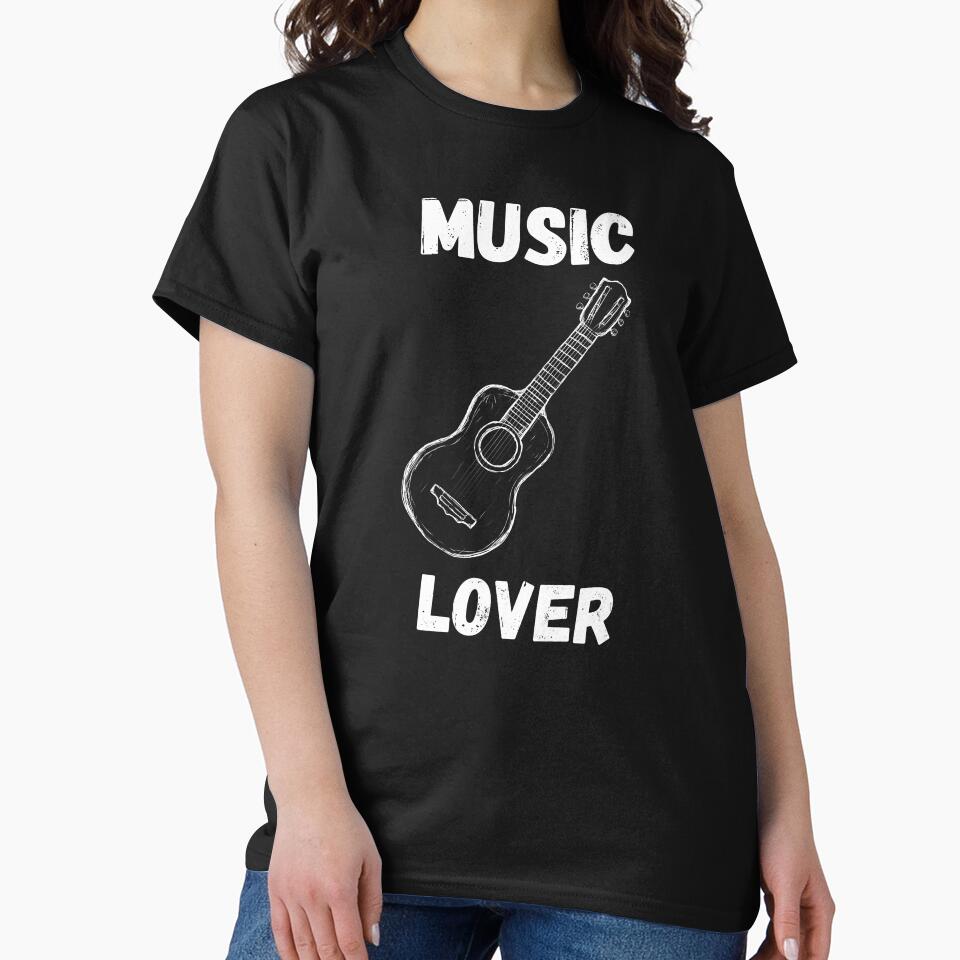 Music Lover, Music, Guitar, Vintage Guitar by CreativeBuys T-Shirts, Hoodie, Sweatshirt | BlankRebels.com (Image 2)