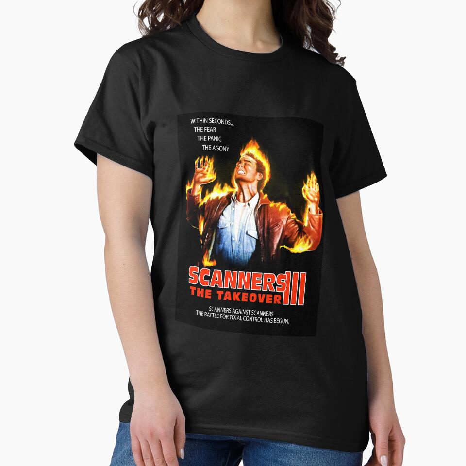 Scanners 3 The Takeover Halloween Horror movie scifi film by ScannersTuyenHo T-Shirts, Hoodie, Sweatshirt (Image 2)