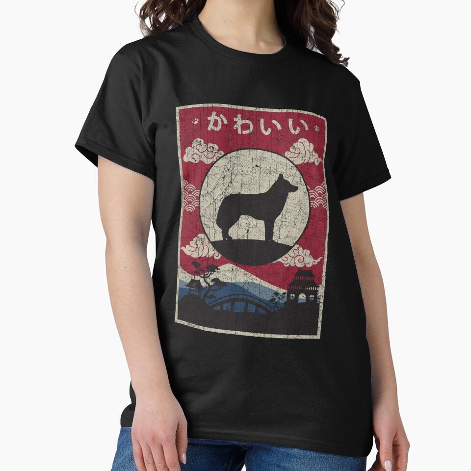 Japanese Huskydoodle Kawaii T-Shirts, Hoodie, Sweatshirt