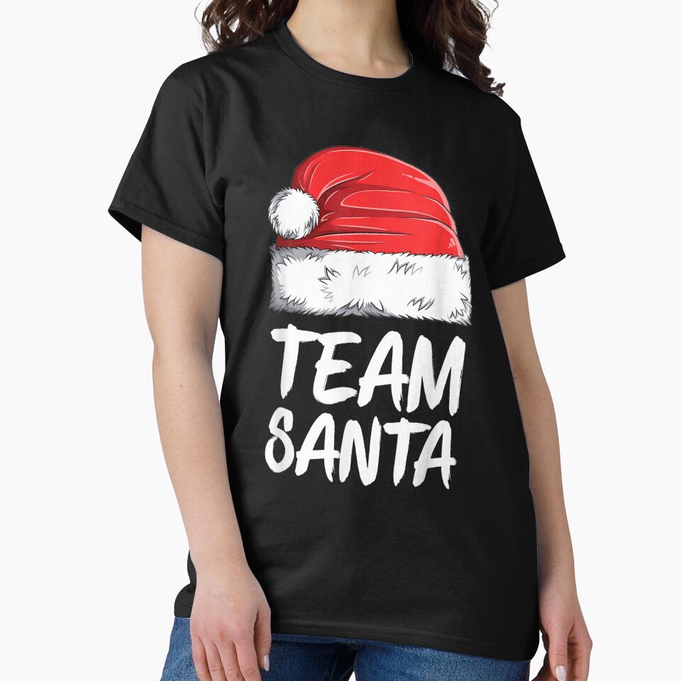 Team Santa Christmas Family Matching Pajamas Pj Xmas by diesonlost T-Shirts, Hoodie, Sweatshirt | BlankRebels.com (Image 2)