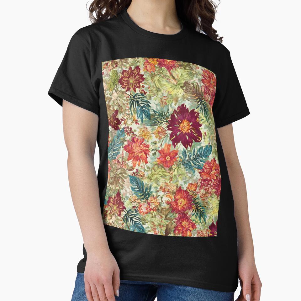 Emphasis Botanical Floral Pattern by SeamPix T-Shirts, Hoodie, Sweatshirt | BlankRebels.com (Image 2)