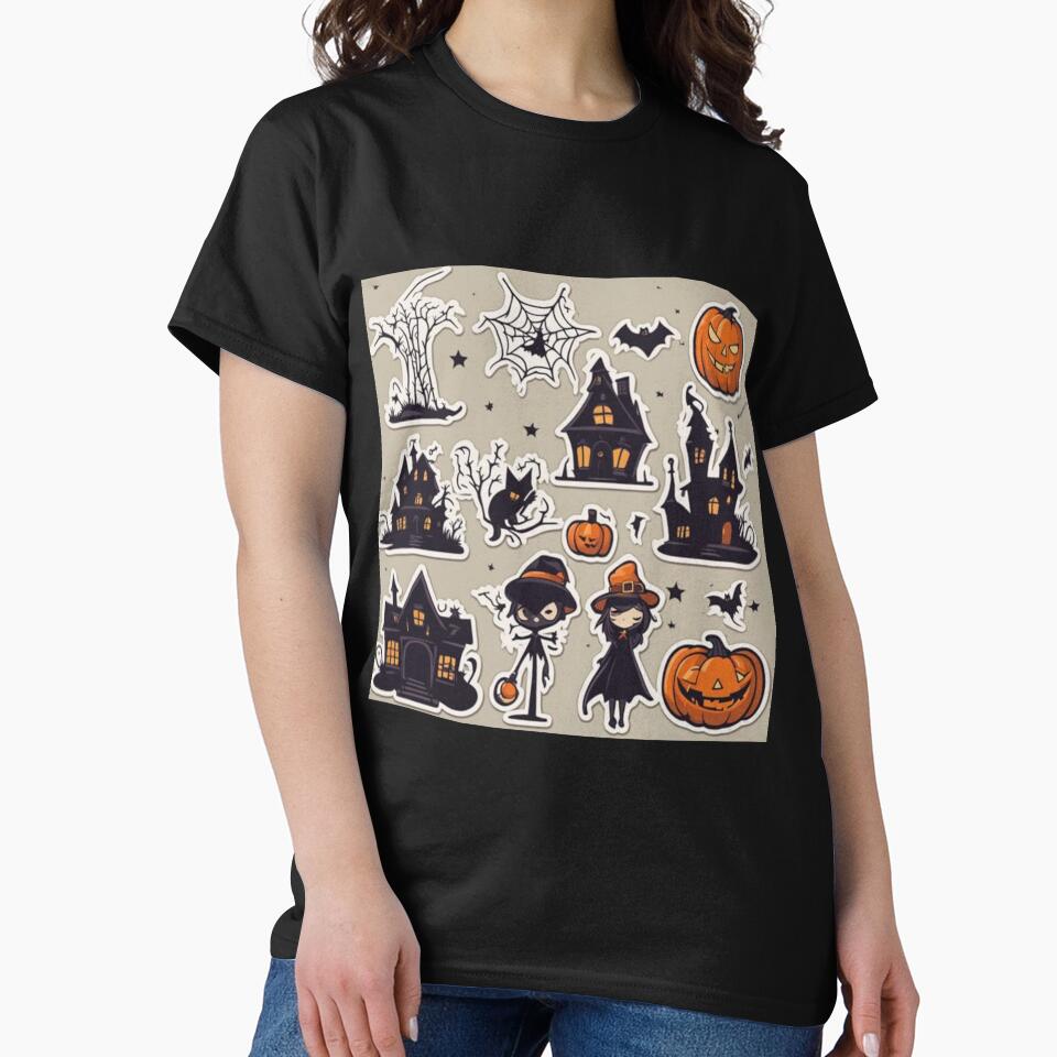 Abstract Halloween Pattern by Planetporridge T-Shirts, Hoodie, Sweatshirt | BlankRebels.com (Image 2)