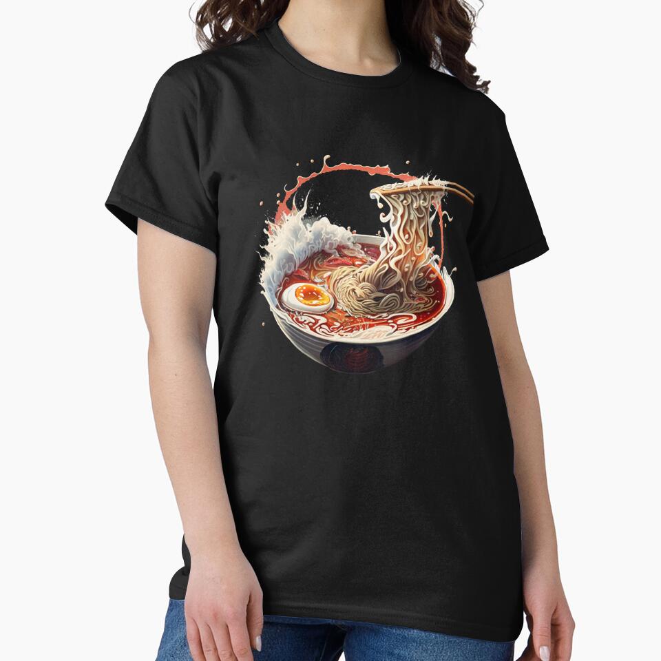 "Savor the Flavor: Artistic Ramen Delight" by DesignHeaven24 T-Shirts, Hoodie, Sweatshirt | BlankRebels.com (Image 2)
