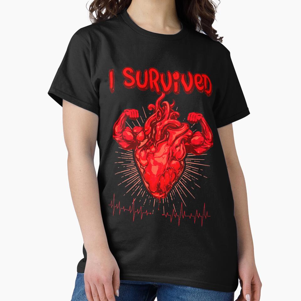 Heart Attack Shirt Funny Heart Attack Survivor Novelty Gift by simplytldr