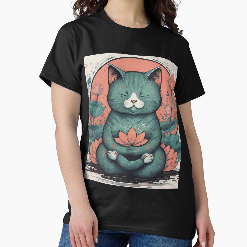 Yoga Cat by ZibaCentralShop