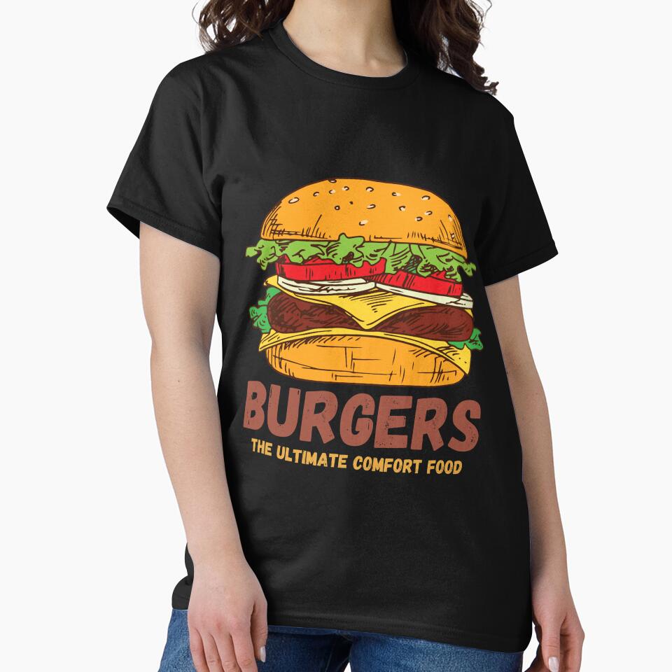 Burgers - The ultimate comfort food - The Burger Boss by WBP Mart T-Shirts, Hoodie, Sweatshirt | BlankRebels.com (Image 2)