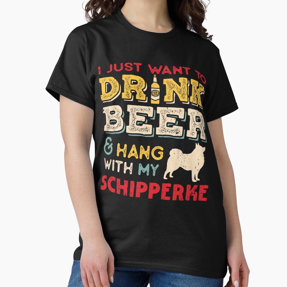Schipperke Dog Dad Beer Lover by rafaeltto T-Shirts, Hoodie, Sweatshirt | BlankRebels.com (Image 2)