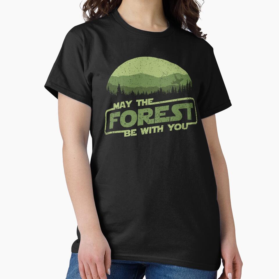 May The Forest Be With You by kg07 T-Shirts, Hoodie, Sweatshirt | BlankRebels.com (Image 2)