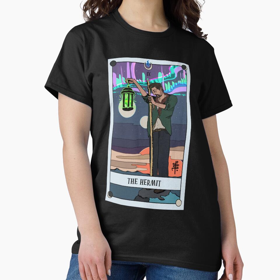 The Hermit - Lunamand Tarot by William Novak T-Shirts, Hoodie, Sweatshirt | BlankRebels.com (Image 2)