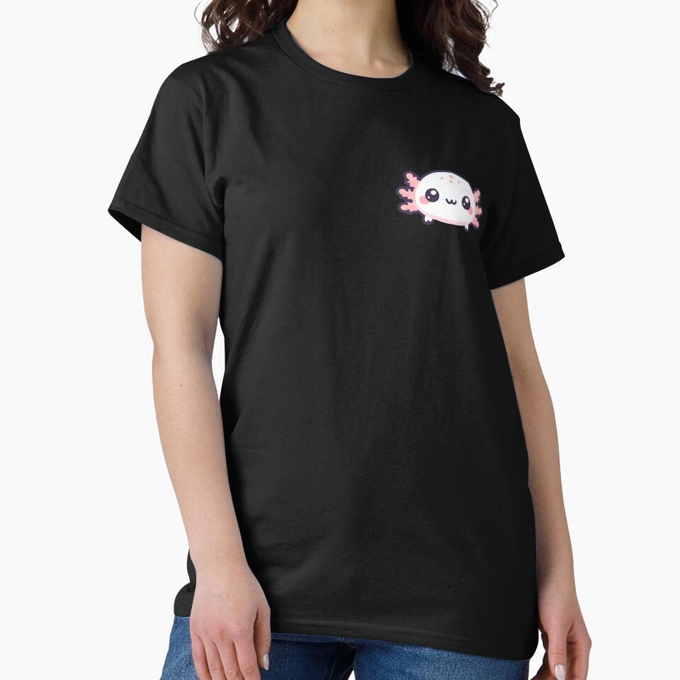 Cute Vectoral Axolotl Face by ArtfulWeave T-Shirts, Hoodie, Sweatshirt | BlankRebels.com (Image 2)