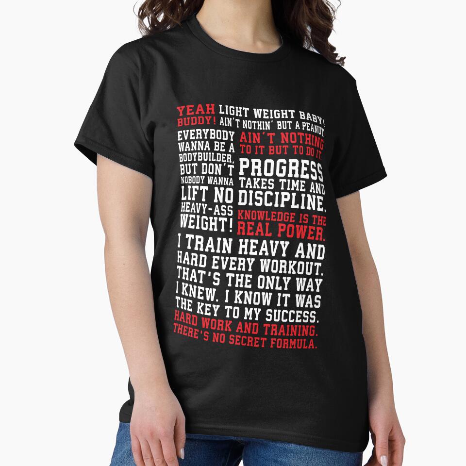 Yeah Buddy, Light Weight Baby - Ronnie Bodybuilding Motivational by chantastical T-Shirts, Hoodie, Sweatshirt (Image 2)