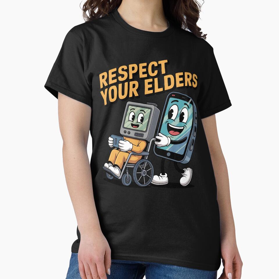 Respect Your Elders Gaming Control Retro – Retro Gamer Pride by Redgiant87x T-Shirts, Hoodie, Sweatshirt (Image 2)