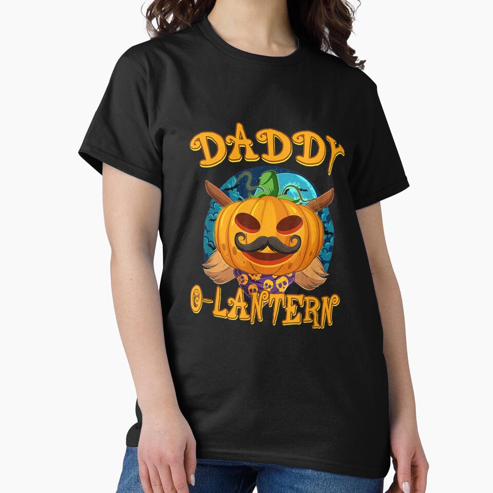 Mens Daddy Halloween Costume Jack O Lantern Pumpkin by Jonahjimenez T-Shirts, Hoodie, Sweatshirt | BlankRebels.com (Image 2)