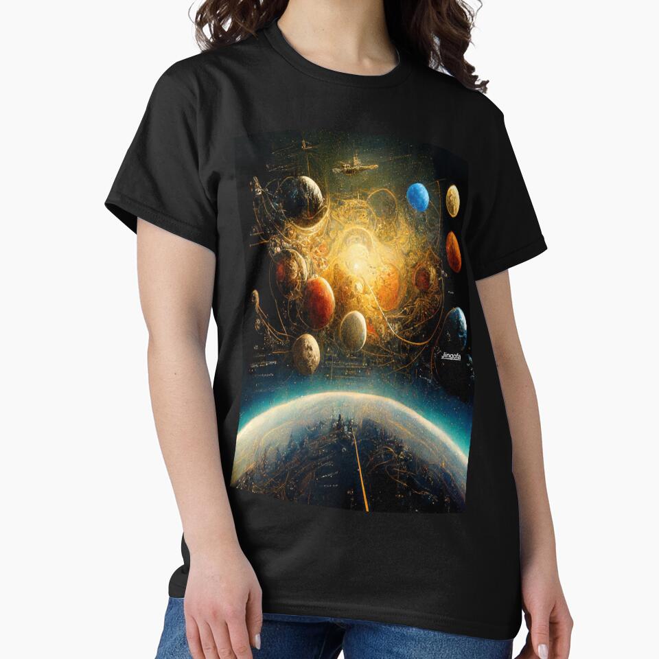 Planet Warz - System NI-75 "Milky Way Galaxy" (Edition #1) by Brazz Official T-Shirts, Hoodie, Sweatshirt (Image 2)