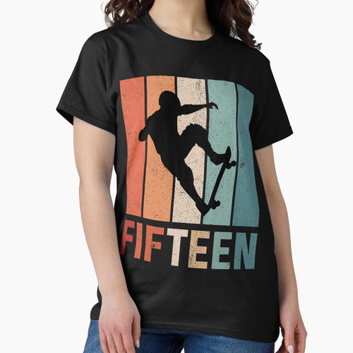 15th Birthday Skateboard Retro 15 Years Old by RetroStyle247 T-Shirts, Hoodie, Sweatshirt | BlankRebels.com (Image 2)