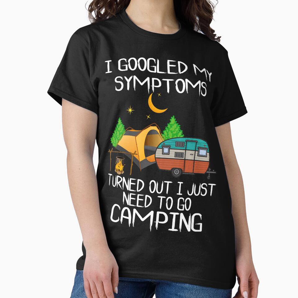 Googled My Symptoms Camping by rifmerch T-Shirts, Hoodie, Sweatshirt | BlankRebels.com (Image 2)