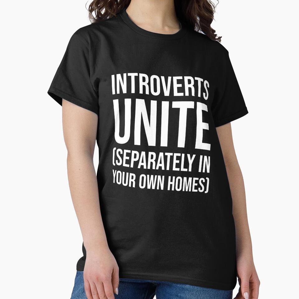 Introverts Unite Separately Funny Anti-Social Sarcasm Humor by chantastical T-Shirts, Hoodie, Sweatshirt (Image 2)