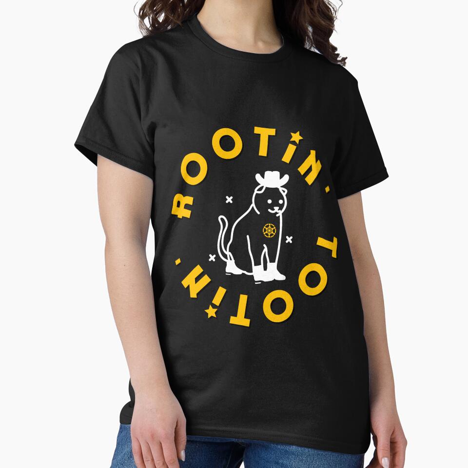 Rootin Tootin Cat In Boots and Cowboy Hat by Andy Hilaire T-Shirts, Hoodie, Sweatshirt | BlankRebels.com (Image 2)